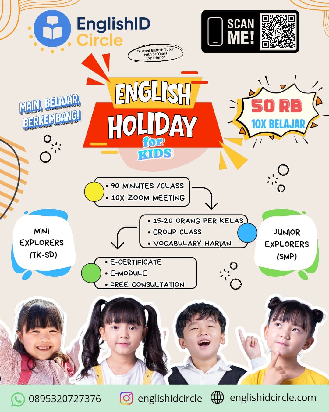 English Holiday for Kids